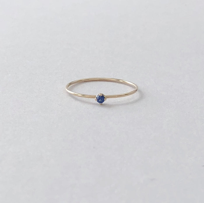 Tiny Sapphire Ring